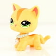 thumbnail image 5 of Minilps Pet Toy Short Hair Cat #1905 with Pearl Collar Accessories,Collectible Mini Toy Figurines, 5 of 8