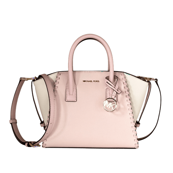 Michael Kors Womens Avril Small Signature Logo Satchel Bag