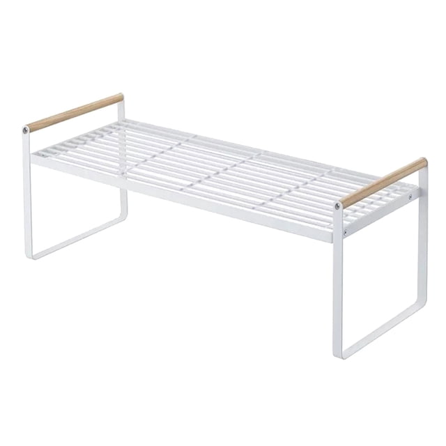 Irfora Organizador de estantes de almacenamiento Organizador de estantes de cocina y mostrador Mango de madera Estante de organización multifuncional Irfora Estante de almacenamiento