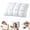 1.54 lb, variant on 3D Bread Down Bed Pillows,Ergonomic Design 3D Down Bed Pillow for Side, Back & Stomach Sleepers,with Breathable Cotton Shell,Provides Neck Support & Hotel-Quality Comfort (1.54 lb)