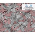 thumbnail image 2 of Soimoi Upholstery Fabric for Sofa, Chairs & Outdoor Dcor, Water-Resistant Home Dcor Fabric By 10 Yard, 56" Wide, Floral Print, Pink, 2 of 7