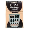 thumbnail image 1 of OPI xPress/ON Press On Nails, Burgundy Color Block, Short, Comin' In Haute, 1 of 2