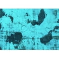 thumbnail image 1 of Ahgly Company Indoor Rectangle Abstract Turquoise Blue Modern Area Rugs, 3' x 5', 1 of 4