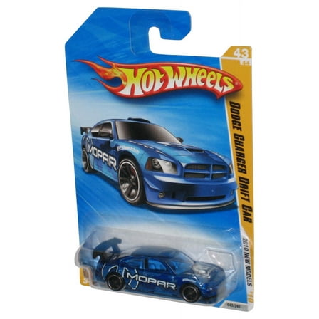 Hot Wheels 2010 New Models '10 43/44 Blue Dodge Charger Drift Car 43/240