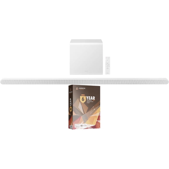 Samsung HW-S801D 3.1.2Ch Soundbar and Subwoofer with Wireless Dolby Atmos and 6 Year Amber Protection Plan (2024)