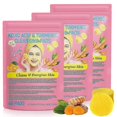 thumbnail image 1 of 3X Turmeric Cleansing Pads Gentle Skin Care Daily Cleansing Exfoliation, 1 of 4