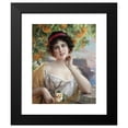 thumbnail image 2 of Emile Vernon 15x18 Black Modern Framed Museum Art Print Titled - Beauty Under the Orange Tree (1919), 2 of 5
