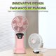 thumbnail image 5 of Ventilador Portátil Con Batería Mini Ventilador Eléctrico De Mano Con Pantalla LED Soporte De Pantalla De Batería 5 Velocidades De Viento Ajustables Operación Silenciosa, 5 of 7