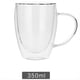 thumbnail image 2 of de Té de Vidrio de Doble Pared, Transparente, para Café, Leche y Agua, de Borosilicato Alto, para Cocina, 350 Ml., 2 of 5