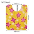 thumbnail image 5 of Yayeee Bath Rug for Bathroom Floor Non Slip Contour Fluffy Soft Absorbent Mat, 20"x24", Large Pink Stars, 5 of 7