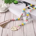 thumbnail image 5 of OutmaxHome Easter Eggs Rope Wooden Beads Hanging Decorations Colorful Spring Easter Decor, 5 of 8