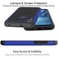 thumbnail image 4 of Moto e (2020) Case, Motorola E (2020) Case with HD Screen Protector,Veeki Dual Layer Heavy-Duty Military-Grade Armor Defender Protective Phone Case Cover for Motorola Moto e (2020) (Black, 4 of 7