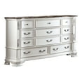 thumbnail image 3 of Furniture of America Deber Adult Traditional 11-Drawer Dresser, Pearl White, 3 of 14