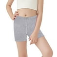 thumbnail image 3 of Cethrio Girls Cotton Bike Shorts, Soft Stretch Comfy 4 Pack Short Leggings Multicolor Size 7-8, 3 of 7