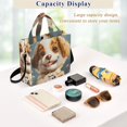 thumbnail image 4 of Best Mother Puppy Dog Corduroy Tote Bag Handbag Large Messenger Bag Shoulder Crossbody Zipper Bag Purse, 4 of 8