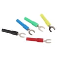 thumbnail image 4 of 10pcs Fork Spade Wire Connectors PVC Brass Y Type Plug Terminal U Type Banana Plug Adapter For Electronic Industrial Equipment, 4 of 8