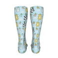 thumbnail image 6 of KLL Cartoon Cat Print Cool Socks Men's Women's Crew Socks Funny Crazy Novelty Stockings, 6 of 8