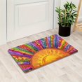 thumbnail image 2 of 3D Printed Rainbow Long Rug, High-Grade Flannel, Thick Non-Slip Backing for Kitchen, Laundry, Bedside, Bathtub Mat, Various Sizes for Hotel & Home Decor, 2 of 14