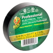 Duck Brand Professional Black Electrical Tape, 0.75 in. x 66 ft. x 7 Mil