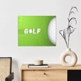 thumbnail image 6 of Susaid golf ball Pattern Canvas Wall Decor Poster Framed Artwork Decoration for Bedroom Home Office Ready to Hang,Horizontal, 6 of 6