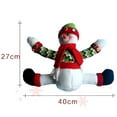 thumbnail image 2 of Lifeuping Snowman and Star Tree Topper with Lights Christmas Decorations,Unique Funny Xmas Plush Stuffed Snowflake Hat Snowman Hugger Decor and Battery Operated Colorful Star Tree Ornaments, 2 of 8