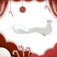 thumbnail image 4 of Christmas Tree Ornament Artificial Birds Decorations White Christmas Birds Christmas Assortment Ornaments Winter Doves For Christmas Tree Decor 12 Pcs, 4 of 6