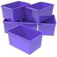 thumbnail image 1 of Storex Bac à Livres Extra Grand, Violet, Lot de 6, 1 of 1