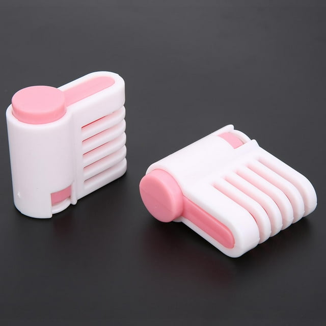 2Pcs DIY Cake Bread Cutter Tool with Stainless Steel Spring, Adjustable Thickness for Home Kitchen, Bakeries, Shops, Restaurants