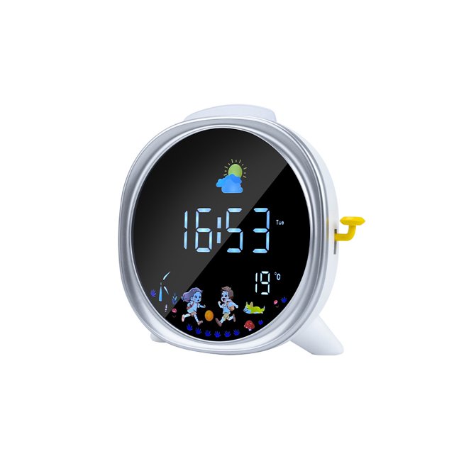 Despertador digital LED Creative con pantalla LCD y luz nocturna