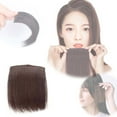 thumbnail image 2 of Extensiones de mechones de cabello humano real para mujer: para dar volumen en la coronilla y engrosar las raíces; integración perfecta, ajuste cómodo y seguro para todo tipo de cabello, 2 of 6