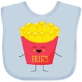thumbnail image 3 of Inktastic Cute Kawaii French Fries Boys or Girls Baby Bib, 3 of 4
