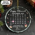 thumbnail image 2 of Personalized Retirement Ornament 2025 - Customized Crystal Ornament 3'' - Retirement Gifts for Women Coworker Leaving - for Colleagues Friends Retired - Xmas Tree Hanging Decoration, 2 of 6