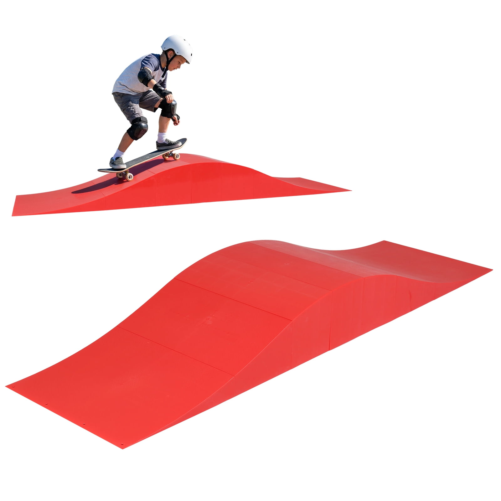 Elevate Outdoor, Skateboard Ramp Set, Jumbo, Orange - Walmart.com