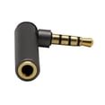 thumbnail image 5 of Adaptador de micrófono de audio 3.5 Mm Macho A Hembra 90 Grados Adaptador De ángulo Recto Conector De Micrófono De Audio Gris gris Magideal Adaptador de micrófono de audio, 5 of 5