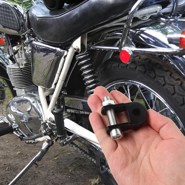 unbranded 1Pair Aluminum Alloy Motorcycle Rear Riser Shock Extender Black for Durable Height Increase