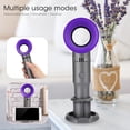 thumbnail image 4 of Fourth Generation Fan Mini Fan, Small Fan, Stylish Office Outdoor For Home For Travel Violet, 4 of 8