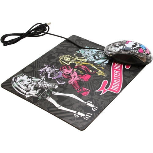 Sakar Monster High Voltage Optical Mouse and Mouse Pad Kit - Walmart