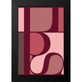 thumbnail image 2 of TypeLike 17x24 Black Modern Framed Museum Art Print Titled - Lips, 2 of 5