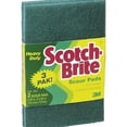 thumbnail image 5 of Scotch-Brite Scour Pad 223 Heavy Duty 6x3.8in Scrubs Tough Green 3 Each, 6 Packs, 5 of 8