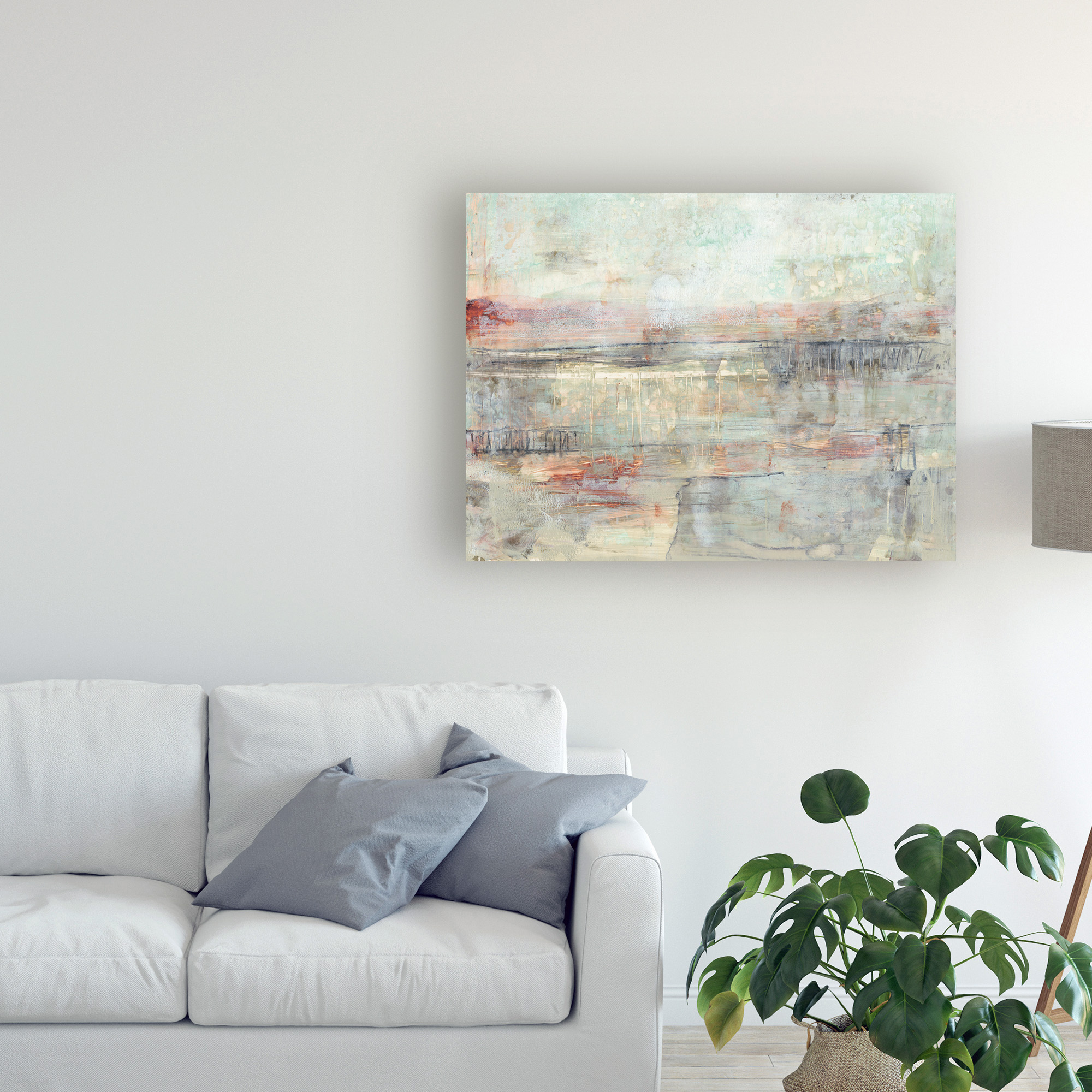 Trademark Fine Art 'Soft Scape I' Canvas Art by Jennifer Goldberger