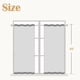 thumbnail image 4 of Cortinas Jinchan de Lino Floral para Cocina 45 cm 2 Paneles Navideños, 4 of 9