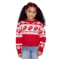 thumbnail image 3 of The Rolling Stones Girls Metallic Lurex Holiday Sweater, Sizes 4-16, 3 of 11