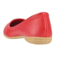 thumbnail image 7 of Women's Flats Ballerina Shoes Slip-on Leather Soft Ballet Comfort Walking Classic Round Toe loafers Red D002Y39 7-7.5 B(M) US, 7 of 7