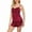 Wine, variant on Puntoco Women Cami Tank Pajamas Sets Shorts Pj Set Summer Sleeveless Soft Sleepwear Womens Pajamas White XL(XL)