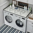 thumbnail image 3 of FIMELLO 27.6" x 54" Washer and Dryer Countertop, Laundry Countertop with Edge Rails, Washer and Dryer topper, Washing Machine Topper, Laundry Table for Folding Clothes and Storage, Grey, 3 of 9