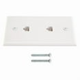 thumbnail image 4 of 1 Pack 2 Port Ethernet Wall Plate, Cat6 Female to Female Wall Jack RJ45 Inline Coupler W ma3084, 4 of 7