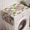 thumbnail image 1 of Philodendron Washing Machine Organizer, Spotted Orchid Flower and Monstera Leaves Pattern, Anti-slip Fabric Top Cover for Washer and Dryer, Multicolor, by Ambesonne, 1 of 1
