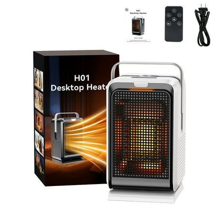 

Space Heater Portable Electric Heaters for Indoor Use with Thermostat Ceramic Fast Safety Heat for Office Bedroom Home