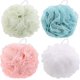 thumbnail image 1 of Paquete de 4 esponjas de baño para ducha, esponjas de ducha de 60 g/unidad, esponjas exfoliantes de color aleatorio, 1 of 4