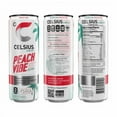 thumbnail image 2 of Pack of 2 - CELSIUS Sparkling Peach Vibe Energy Drink Can 12 fl oz, 2 of 5